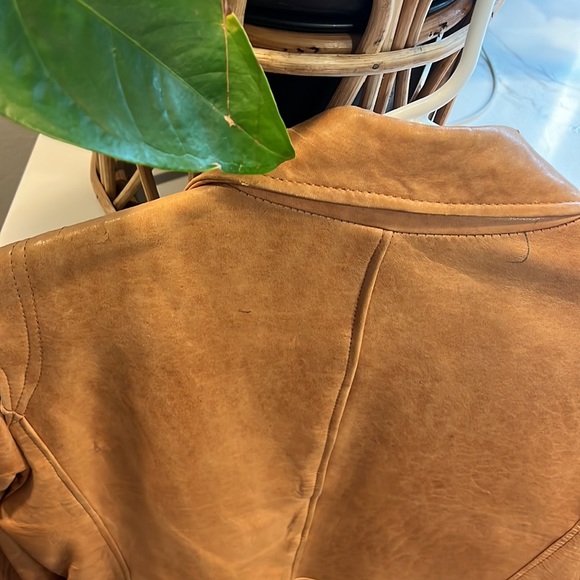 Vintage Western Wear 💫 Triumvirate camel 🐪 leather jacket - Picture 9 of 9